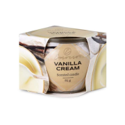 Emocio Sklo Dekor 70x62 mm Vanilla Cream, vonná sviečka