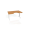 Pracovný stôl Motion Ergo, ZO, 3S, 120x61-128x90 cm, jelša/biela