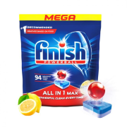 Finish tablety do umývačky riadu All in1 Max (94 ks) Lemon