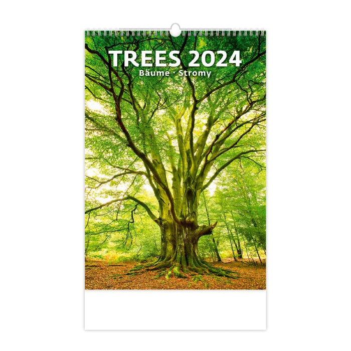 Nástenný kalendár Stromy 2024